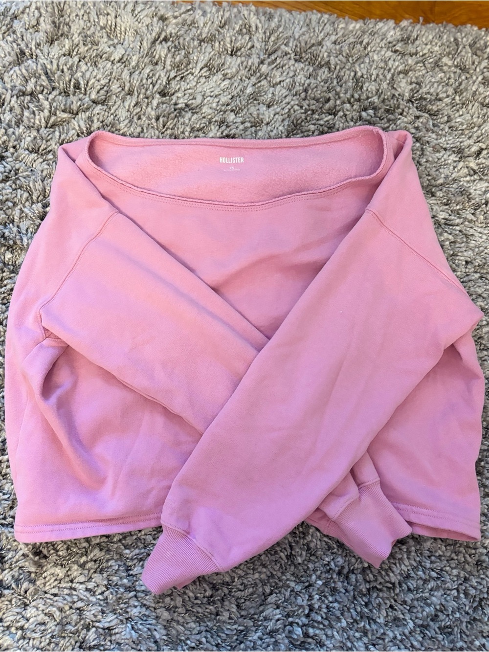 Hollister Dusty Pink Pullover Sweatshirt